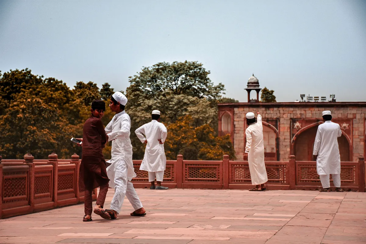 Whites on the terrace