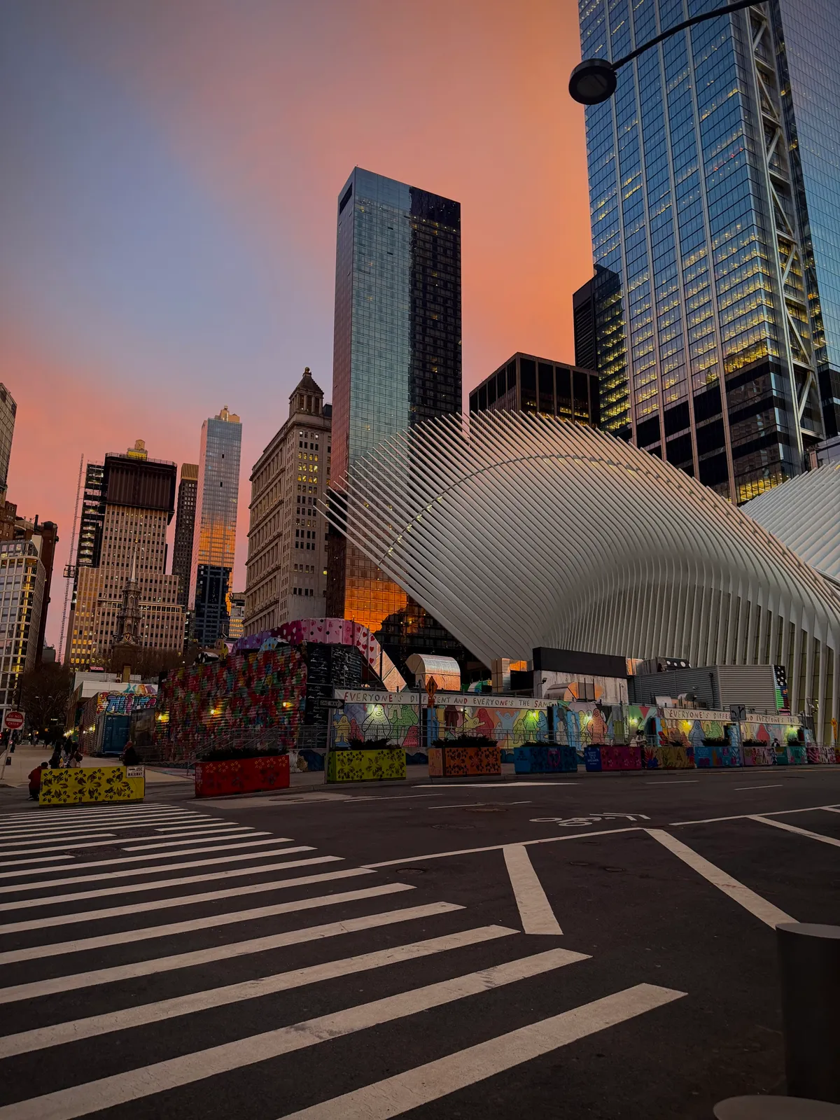 The Oculus at golden hour